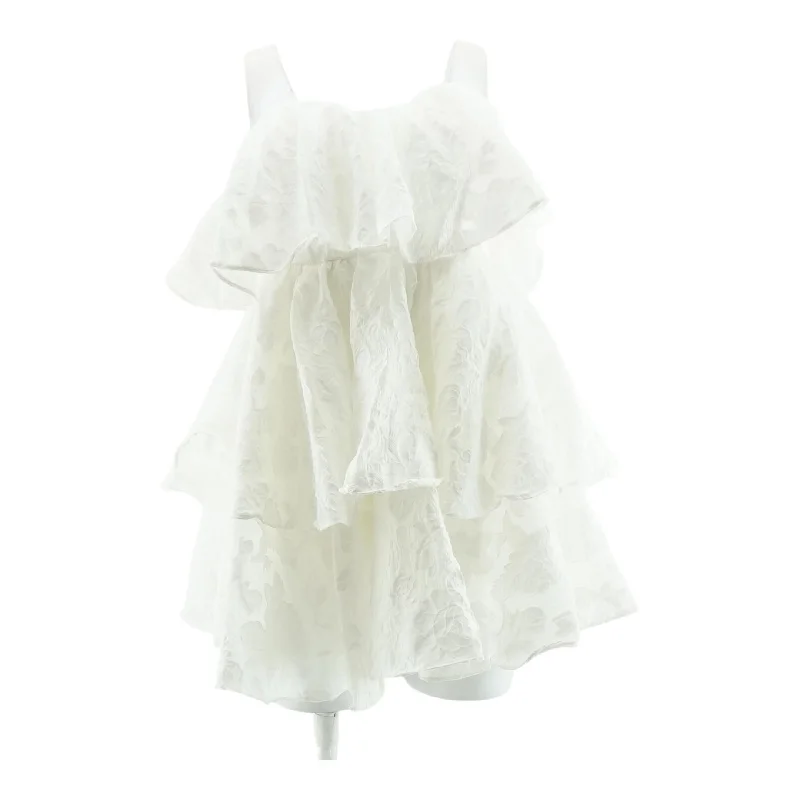 Ivory Solid Mini Dress