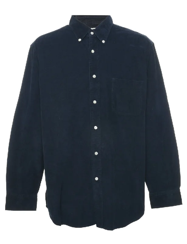 Navy Corduroy Shirt - XL