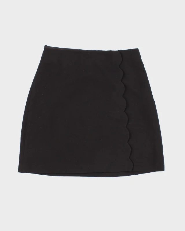 Club Monaco Scalloped Little Black Skirt - M Target pajama sets