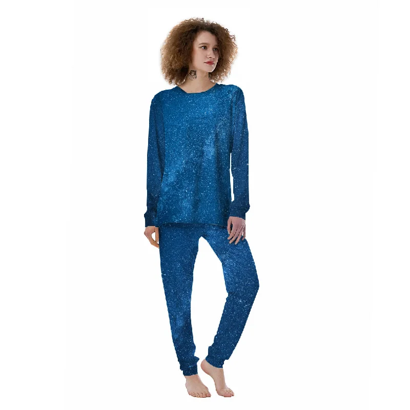 Universe Galaxy Milky Way Print Women's Pajamas Cute pajama sets