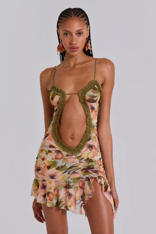 Sunrise Bloom Mini Fatale Dress Winter mini dresses
