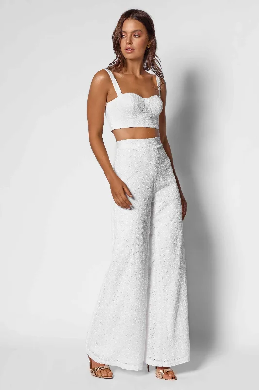 Aria Set - White Boho midi dresses