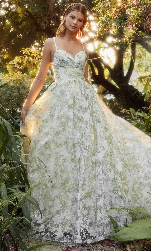 Andrea and Leo A1132 - Floral Organza Prom Gown Bodycon party dresses
