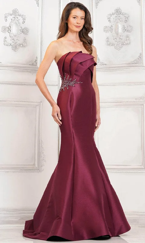 Marsoni by Colors MV1308 - Straight-Across Mermaid Formal Gown Cotton party dresses