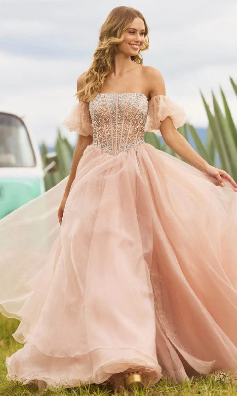 Sherri Hill 55580 - Tulle Ballgown Zara party dresses