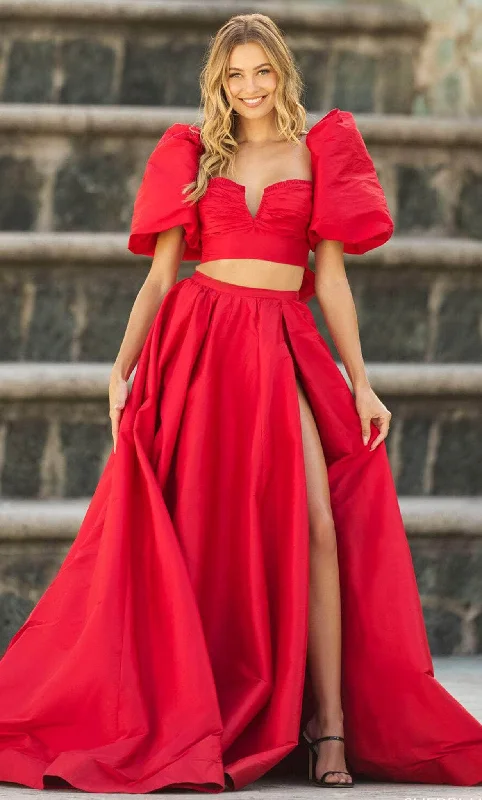 Sherri Hill 55630 - Two-Piece Taffeta Balloon Gown Men's party outfits