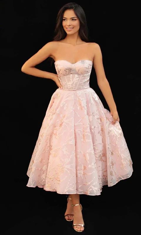 Tarik Ediz - 51145 Strapless A-Line Evening Dress Silk party dresses