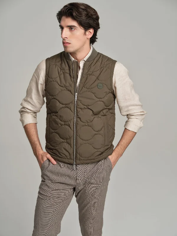 Quilted vest Monochrome unclassified dresses