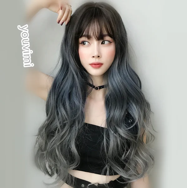 lolita gradient long wig yv42795 Wrap Maxi Skirt