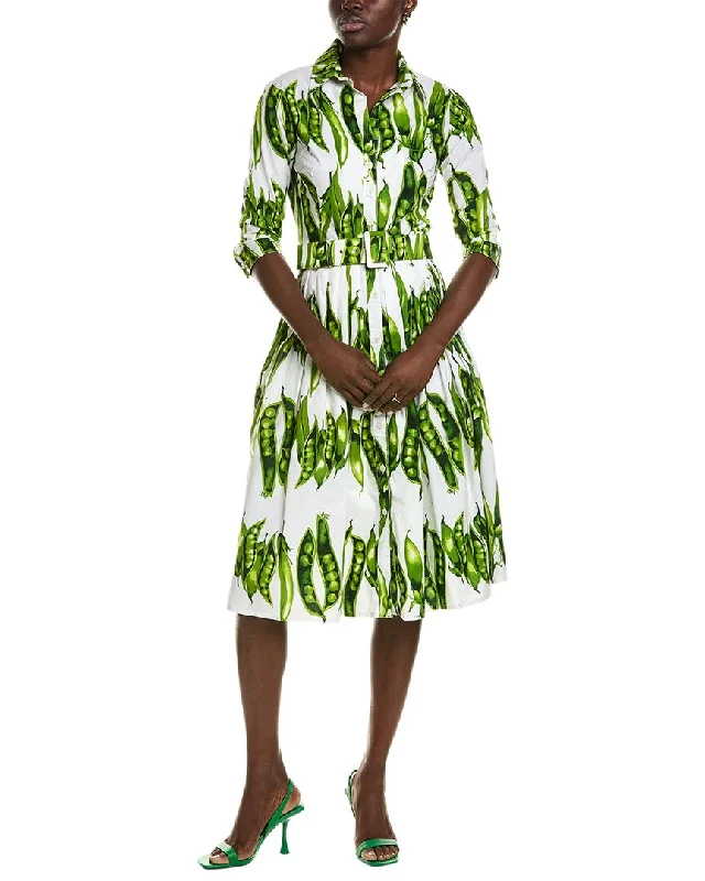Samantha Sung Audrey Shirtdress Comfortable Shirt Dress