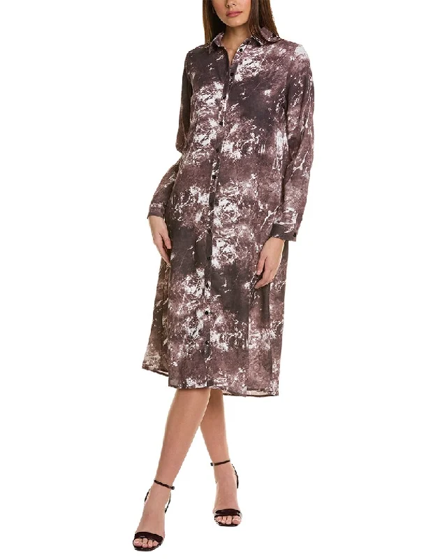 YAL New York Shirtdress Polka Dot Shirt